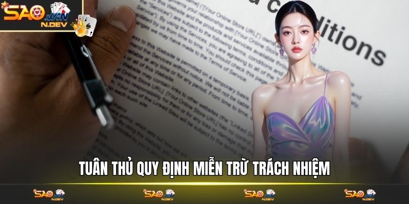 Miễn trừ trách nhiệm